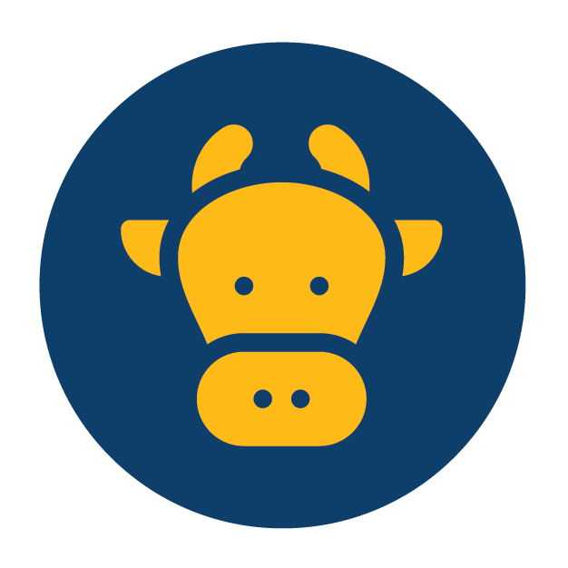 Dairy cow icon